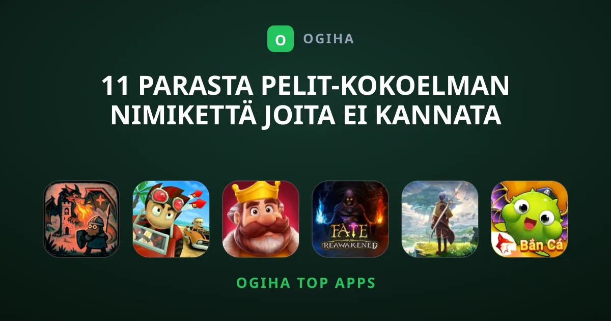 11 Parasta Pelit-Kokoelman Nimikettä Joita Ei Kannata Missata